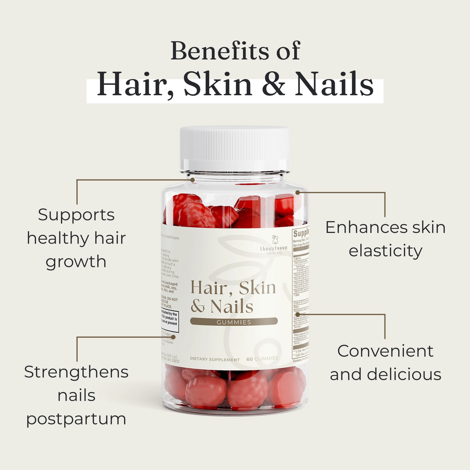 Hair, Skin & Nails Gummies